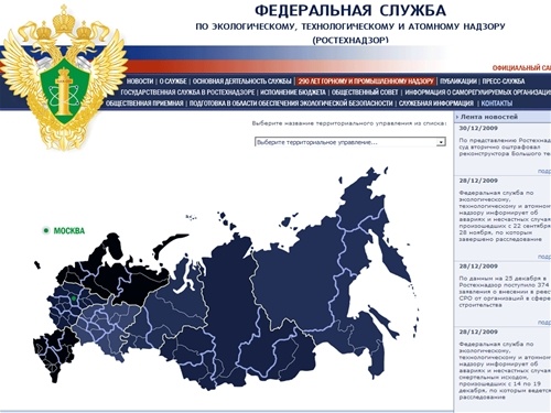 Ростехнадзор структура схема